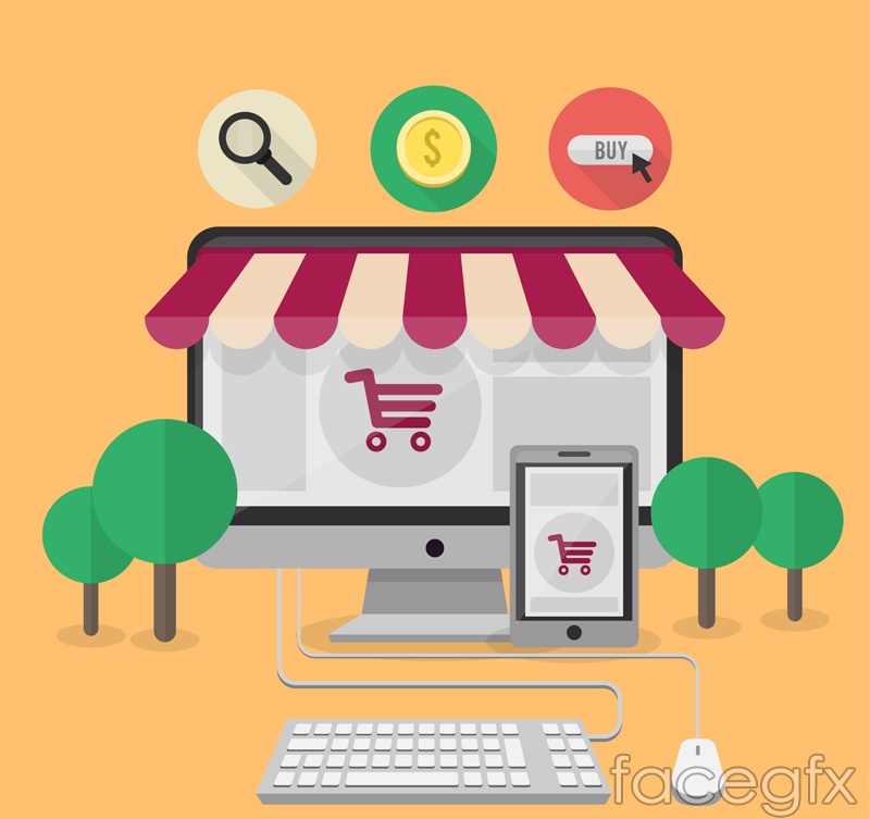 Cartoon E Commerce Vector Illustration Over Millions Vectors 800x753 Cartoon E Commerce Vector Illustration Over Millions Vectors