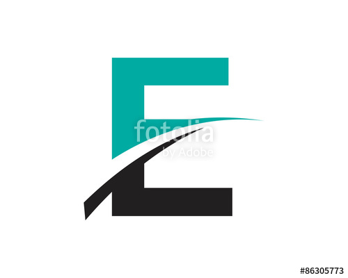 E Letter Swoosh Modern Logo Stock Image And Royalty Free Vector 500x400 E Letter Swoosh Modern Logo Stock Image And Royalty Free Vector