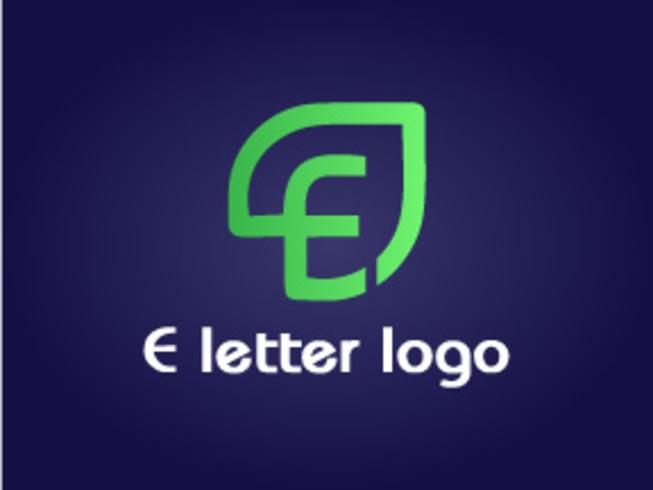 E Letter Eco Logo Design 653x490 E Letter Eco Logo Design