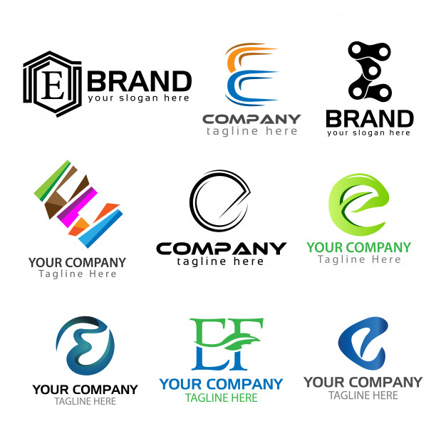 Letter E Logo Set Set Of Creative E Letter Logo Vector Premium 626x626 Letter E Logo Set Set Of Creative E Letter Logo Vector Premium