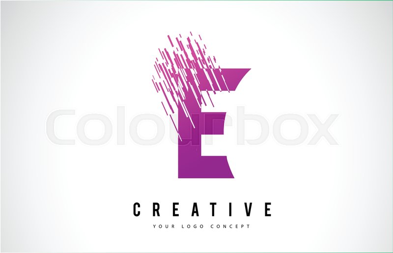 E Letter Logo Design With Purple Stock Vector Colourbox 800x515 E Letter Logo Design With Purple Stock Vector Colourbox