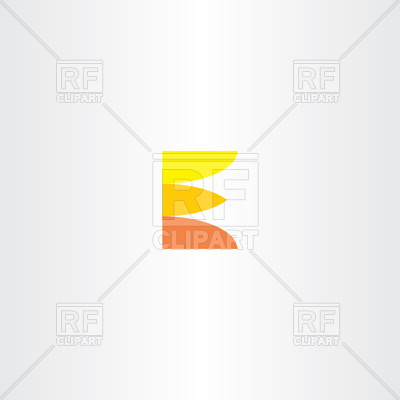 Orange Letter E Logo Vector Image Of Icons And Emblems 400x400 Orange Letter E Logo Vector Image Of Icons And Emblems