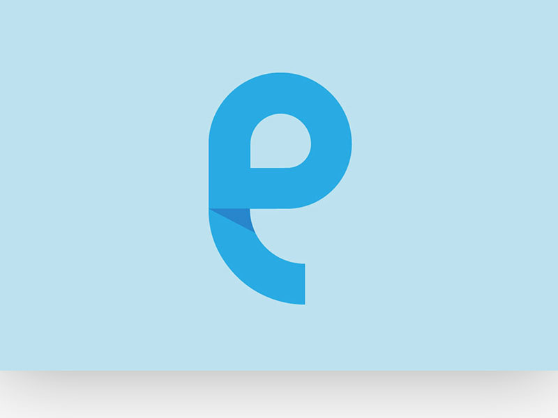 Letter E Minimal Logo Free Vector Download 800x600 Letter E Minimal Logo Free Vector Download