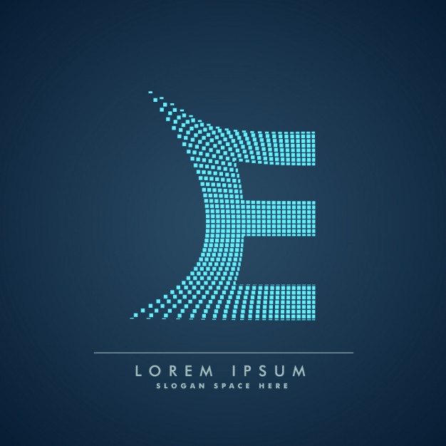 Wavy Letter E Logo In Abstract Style Vector Free Download 626x626 Wavy Letter E Logo In Abstract Style Vector Free Download