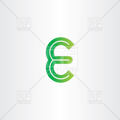 Green Letter E Icon Vector Image Of Icons And Emblems 400x400 Green Letter E Icon Vector Image Of Icons And Emblems