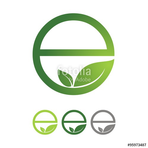 Circle Eco E Green Design Logo Icon Stock Image And Royalty Free 500x500 Circle Eco E Green Design Logo Icon Stock Image And Royalty Free