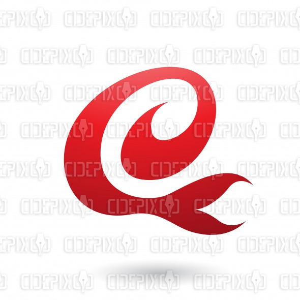 Red Curvy Fun Letter E Vector Illustration Cidepix 590x590 Red Curvy Fun Letter E Vector Illustration Cidepix