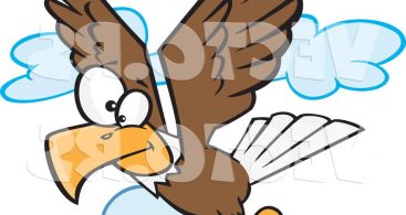 Eagle Cartoon Vector