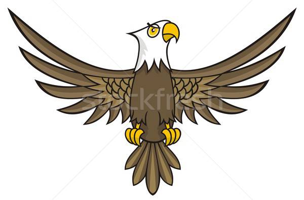 600x395 Eagle Cartoon Vector Illustration Sifis Diamantidis