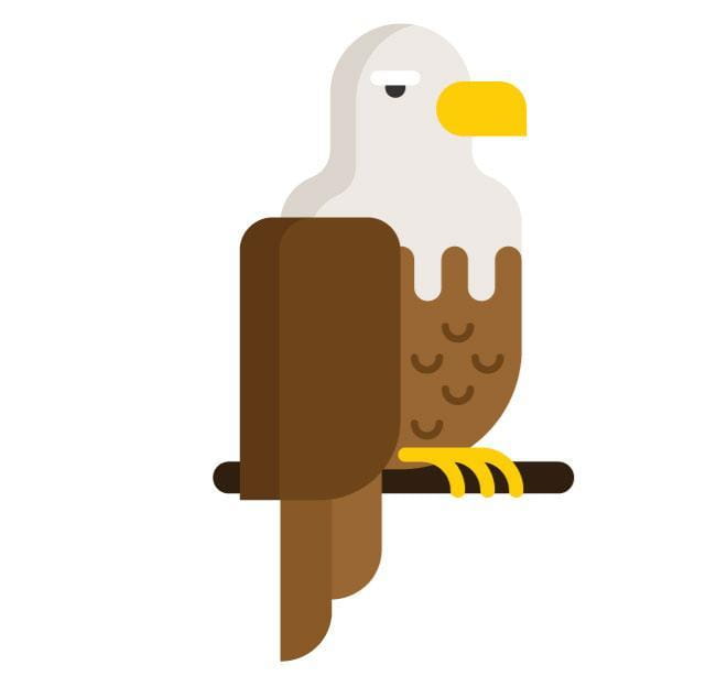 660x624 Eagle Cartoon Vector Image Free Graphics Uihere