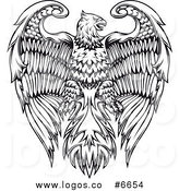 164x175 Royalty Free Eagle Crest Stock Logo Designs