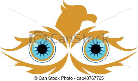 450x266 Sharp Of Golden Eagle Eye Logo Can Use For Various Business Clip