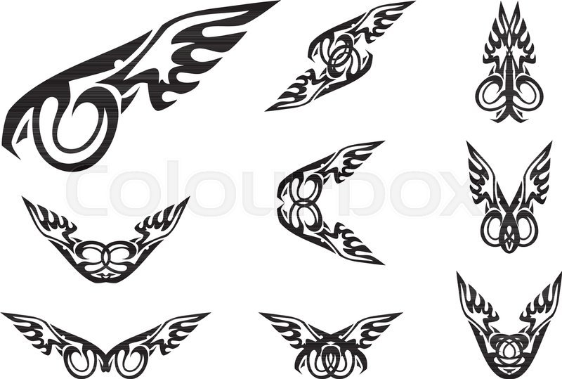 800x539 An Eye In The Form Of An Eagle With A Stock Vector Colourbox