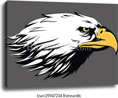 453x379 Eagle Face Vector