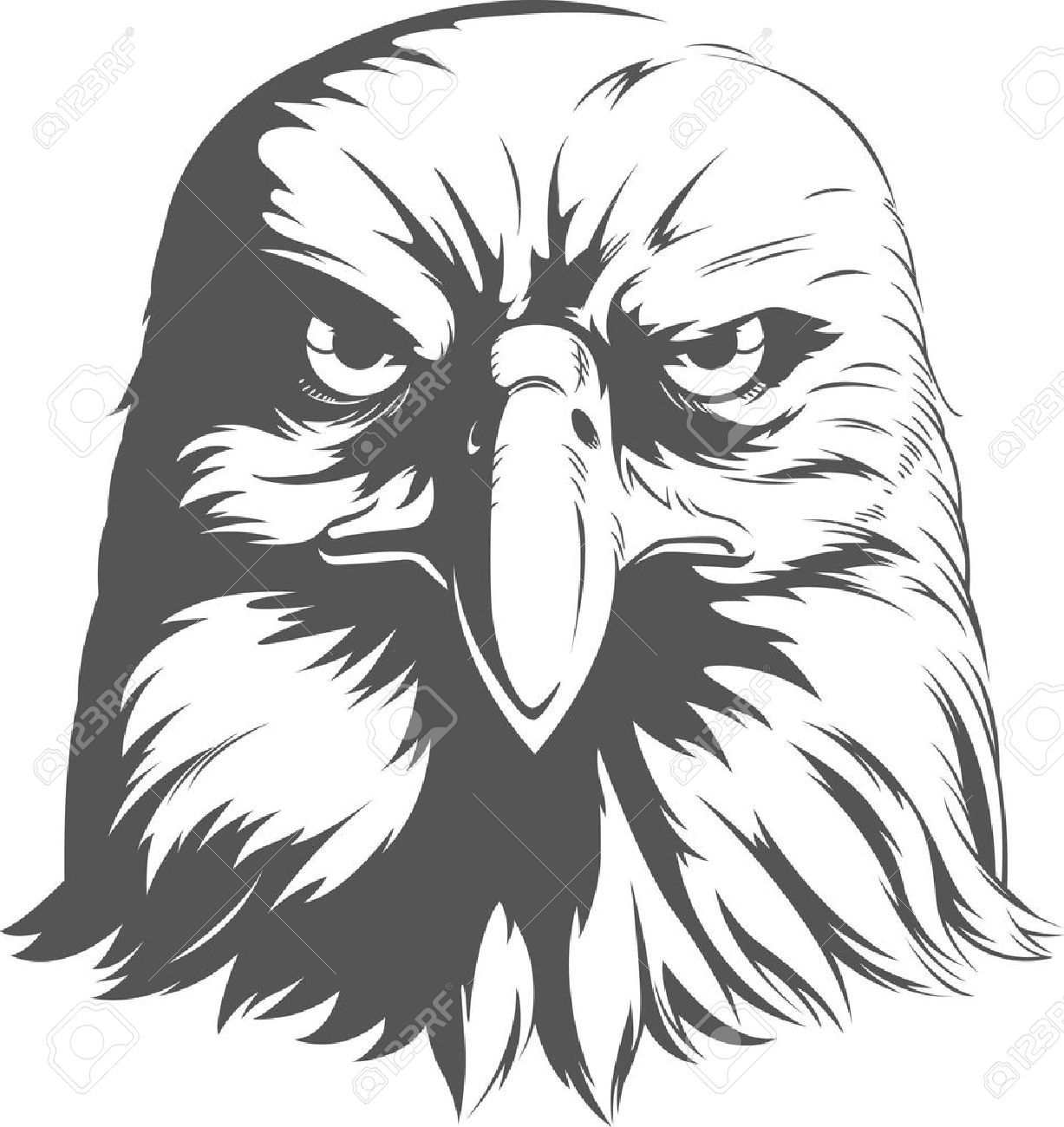 1227x1300 Stock Vector In Drowing Eagle Silhouette, Eagle Drawing