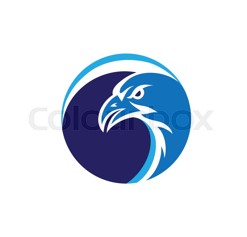 800x766 Eagle Face Circle Logo, Art Vector Stock Vector Colourbox