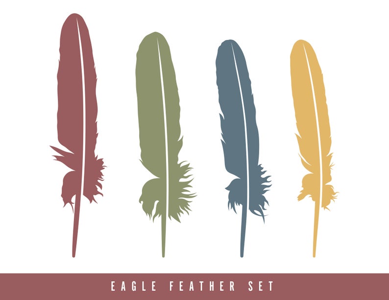 794x613 Eagle Feather Vector Set Etsy