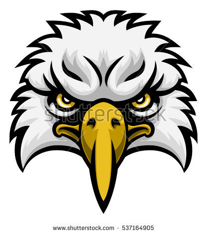 Eagle Front View Clipart 416x470 Eagle Front View Clipart