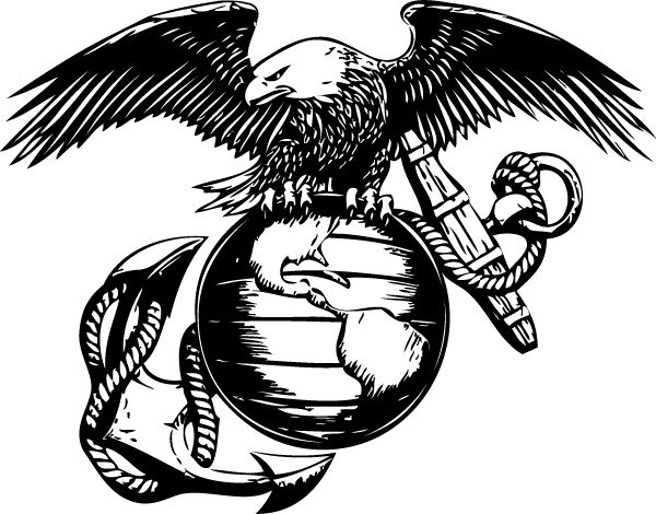 600x470 Eagle Globe And Anchor Tattoo Template