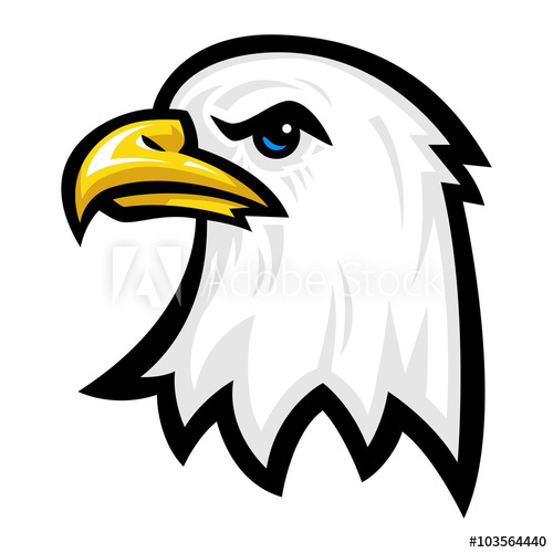 500x500 Bald Eagle Head Vector