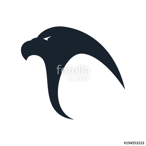 Eagle Head Silhouette Logo Vector Stock Image And Royalty Free 500x500 Eagle Head Silhouette Logo Vector Stock Image And Royalty Free