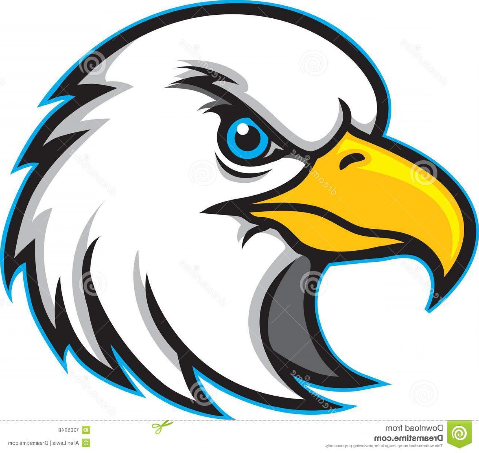 Eagle Head Vector Free at Vectorified.com | Collection of Eagle Head ...