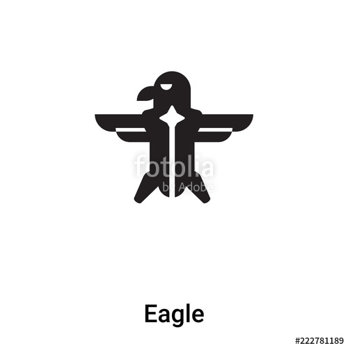 Eagle Icon Vector Isolated On White Background, Logo Concept 500x500 Eagle Icon Vector Isolated On White Background, Logo Concept