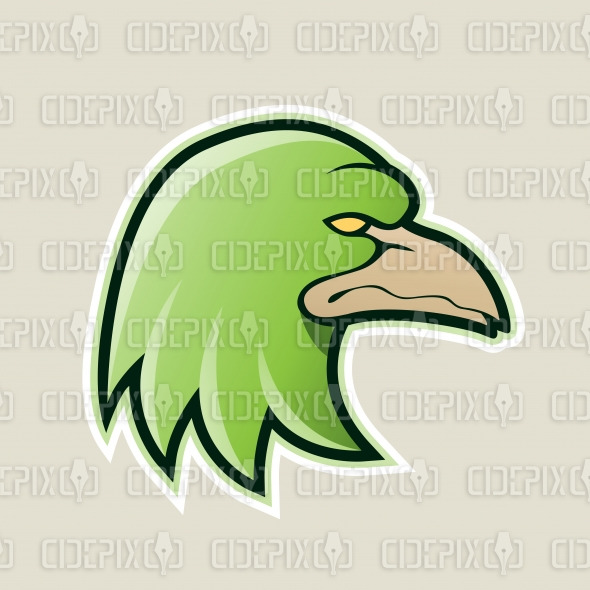 Green Eagle Head Cartoon Icon Vector Illustration Cidepix 590x590 Green Eagle Head Cartoon Icon Vector Illustration Cidepix