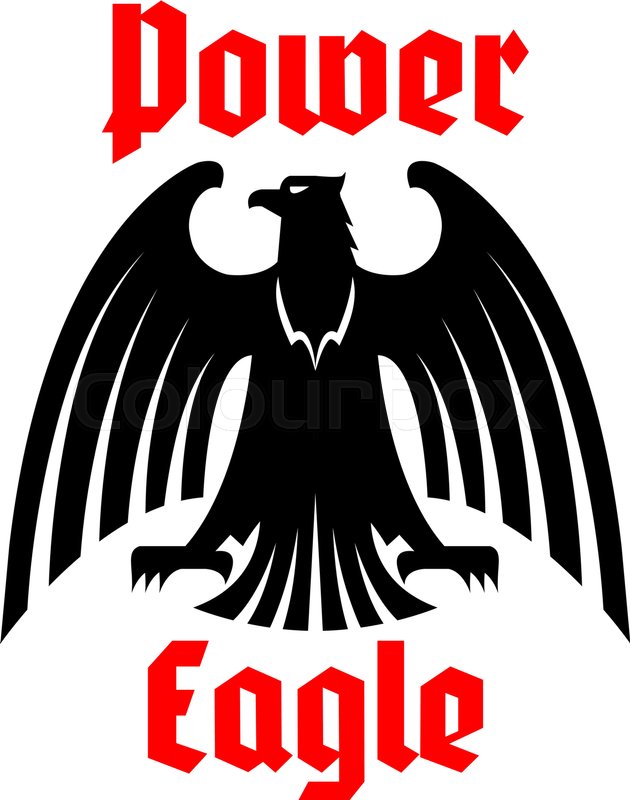 Black Heraldic Eagle Icon Vector Stock Vector Colourbox 630x800 Black Heraldic Eagle Icon Vector Stock Vector Colourbox
