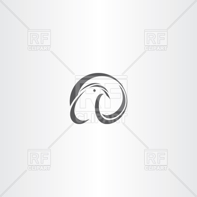 Stylized Eagle Icon Vector Image Of Signs, Symbols, Maps 400x400 Stylized Eagle Icon Vector Image Of Signs, Symbols, Maps