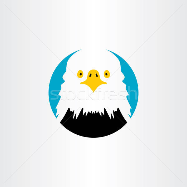 White Head Eagle Icon Vector Logo Symbol Vector Illustration 600x600 White Head Eagle Icon Vector Logo Symbol Vector Illustration