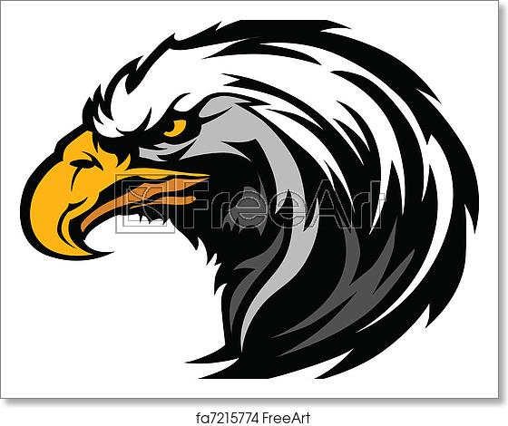 560x470 Free Art Print Of Graphic Head Of An Eagle Mascot Vector Eagle