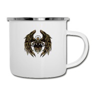 190x190 Eagle Logo Vector, Flying Eagle, Eagle Mascot Enamel Mug Spreadshirt