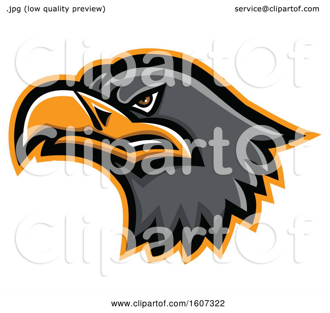 1080x1024 Clipart Of A Eurasian Sea Eagle Mascot Head