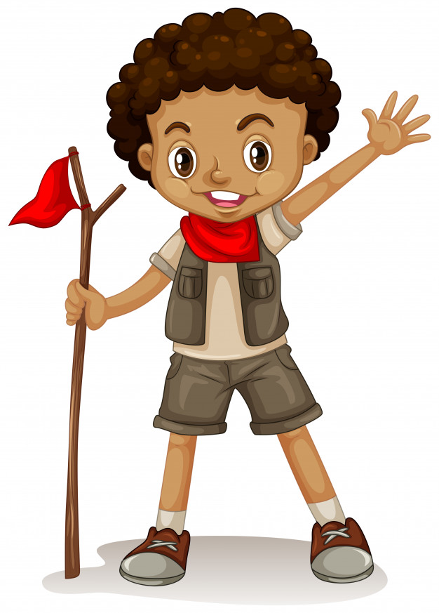 626x873 A Young Boy Scout Vector Free Download