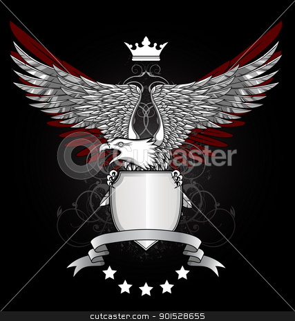 Eagle Shield Stock Vector 427x464 Eagle Shield Stock Vector