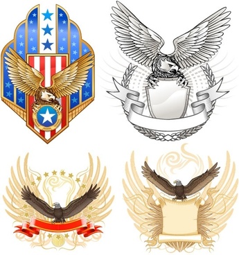 Eagle Shield Free Vector Download 345x368 Eagle Shield Free Vector Download