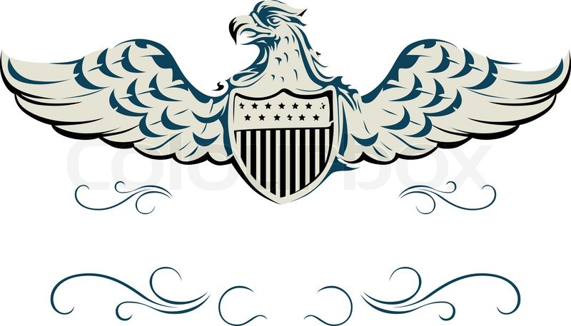 Vector Eagle Shield Stock Vector Colourbox 800x457 Vector Eagle Shield Stock Vector Colourbox