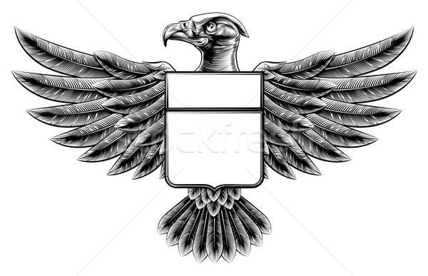 Woodcut Eagle Shield Vector Illustration Christos Georghiou 600x387 Woodcut Eagle Shield Vector Illustration Christos Georghiou