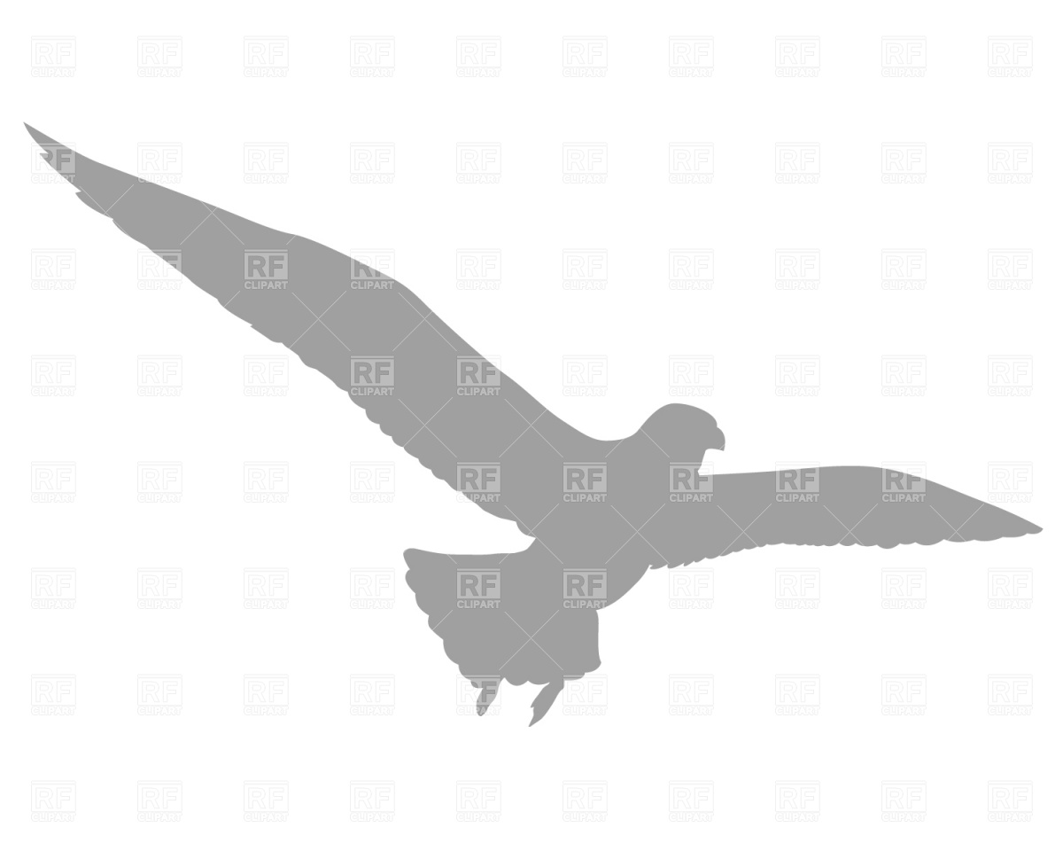 1200x960 Flying Eagle Silhouette Vector Image Of Plants And Animals
