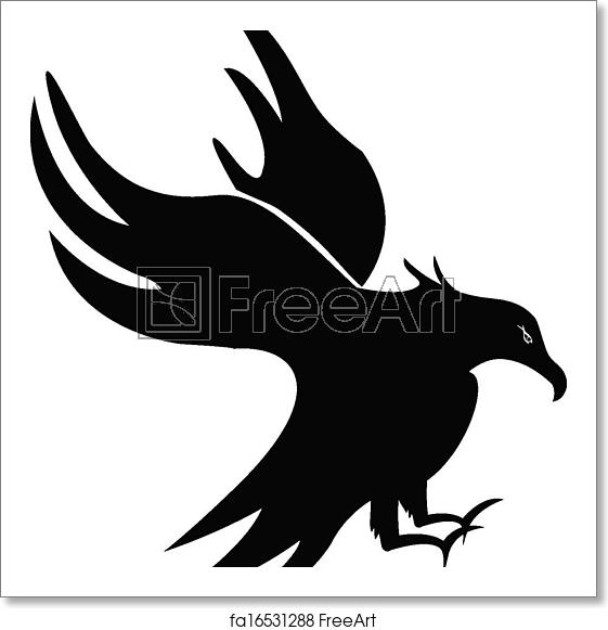561x581 Free Art Print Of Eagle Silhouette Eagle Bird Silhouette Logo
