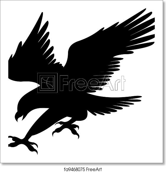 Free Art Print Of Eagle Vector Eagle Vector Illustration On White 561x581 Free Art Print Of Eagle Vector Eagle Vector Illustration On White