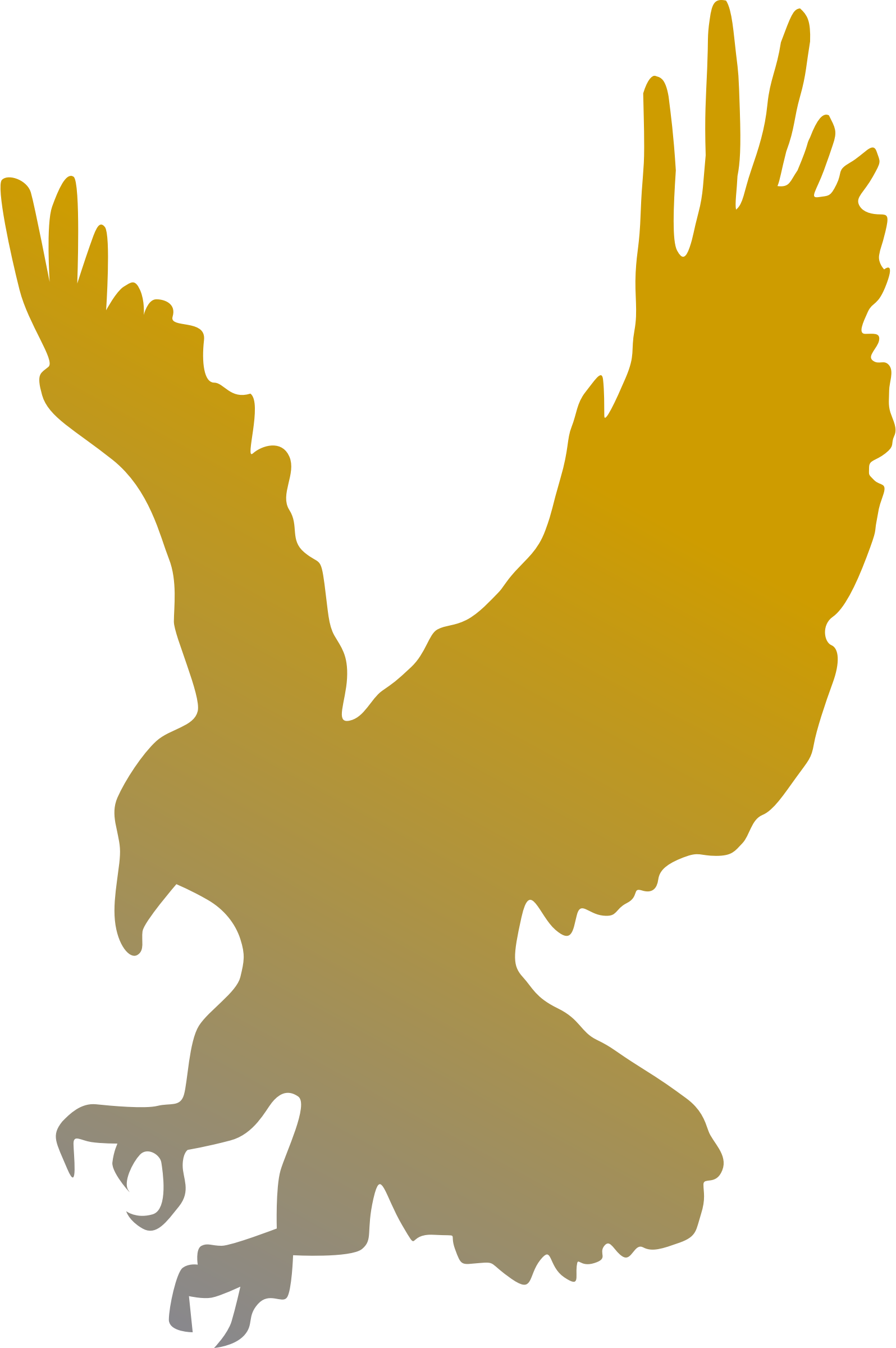 Golden Eagle Vector Clipart Image 1596x2400 Golden Eagle Vector Clipart Image
