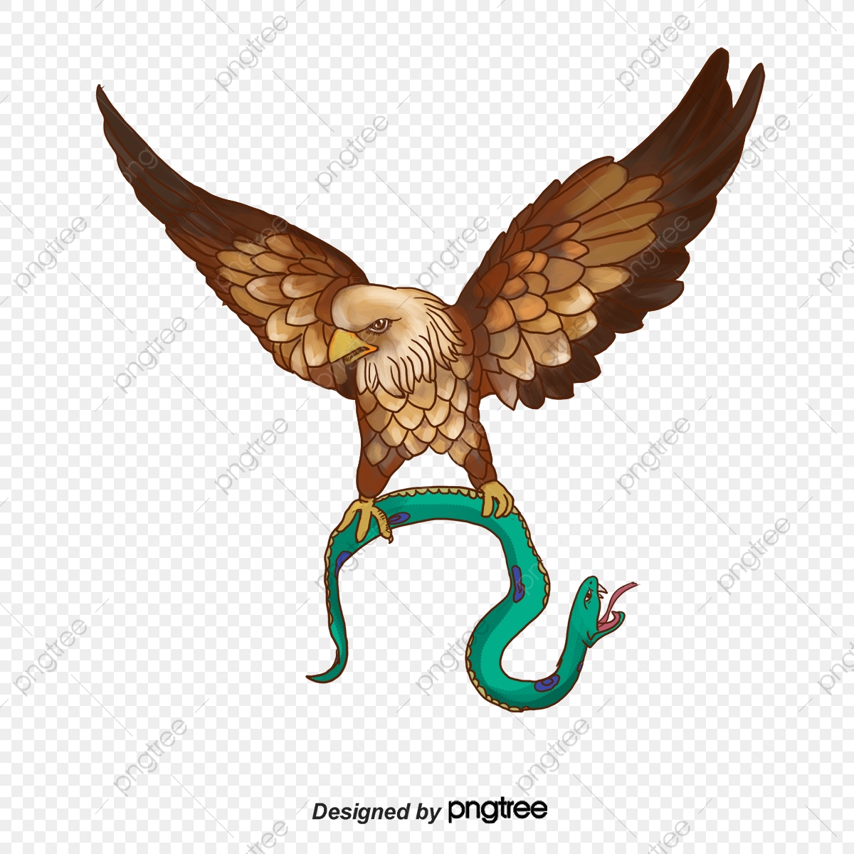 1200x1200 The Eagle That Catches The Snake, Eagle Vector, Snake Vector