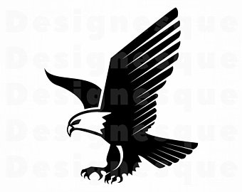 340x270 Bald Eagle Vector Etsy