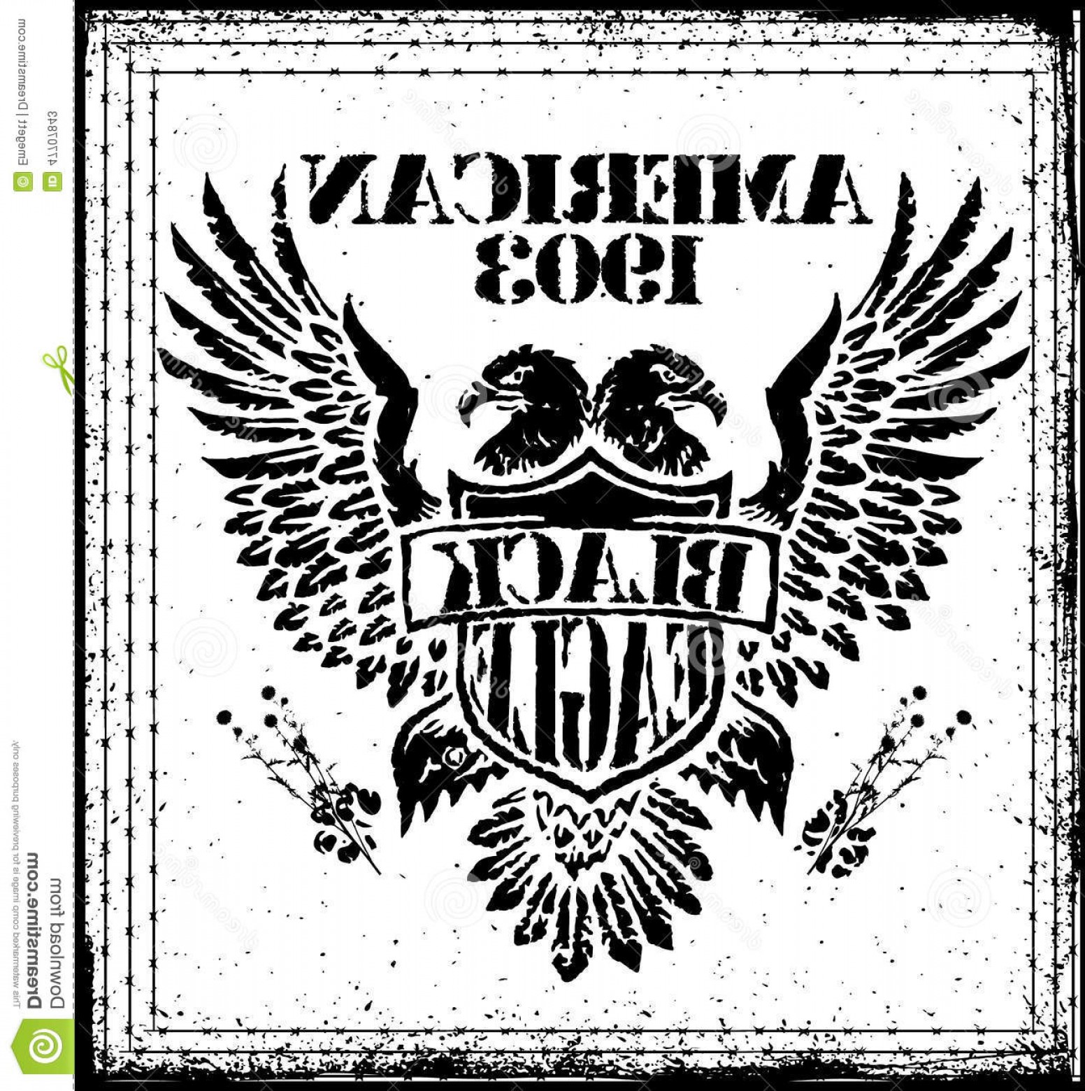 1552x1560 Stock Illustration American Eagle Vector Graphic Design T Shirt