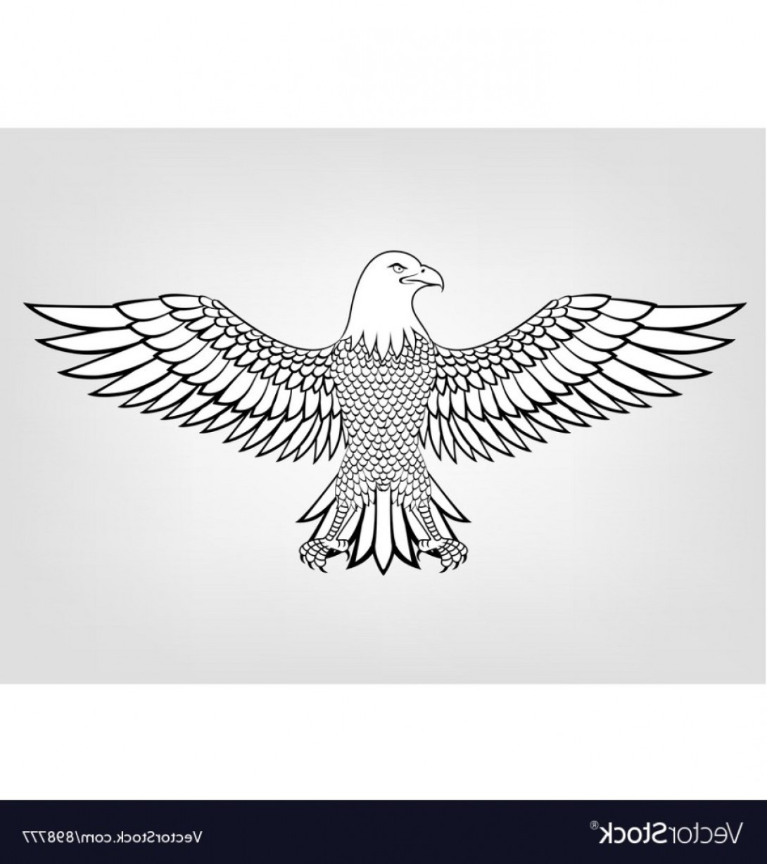 1090x1228 Eagle Tattoo Royalty Free Vector Image Vectorstock Soidergi