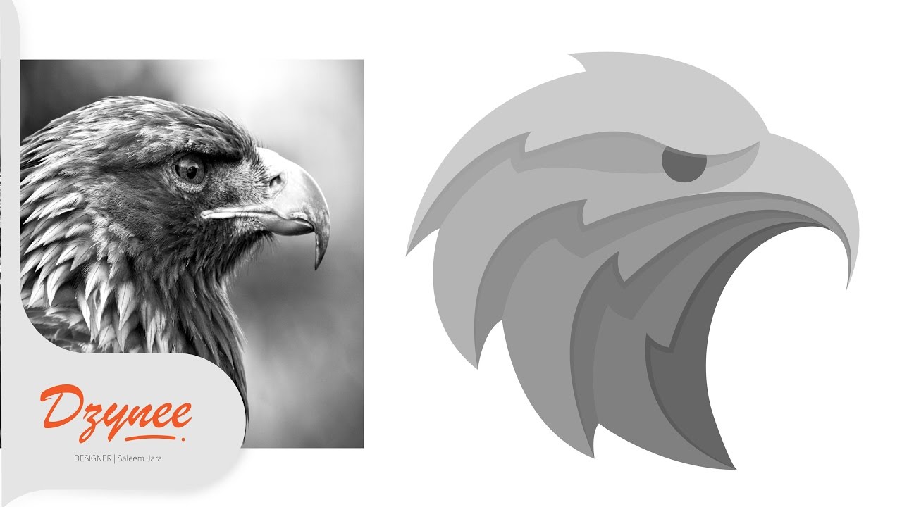 1280x720 Illustrator Tutorials Picture To Vector Eagle