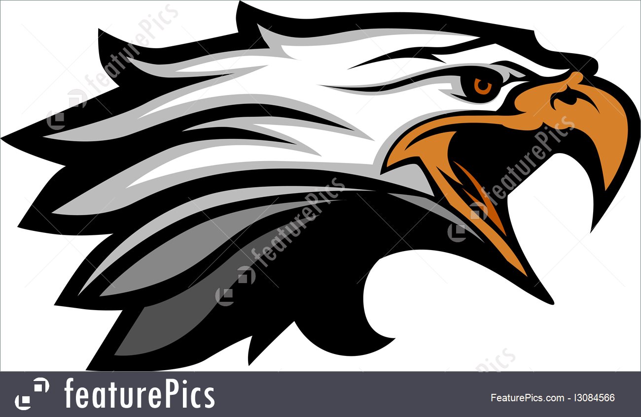 1300x847 Mascot Head Of An Eagle Vector