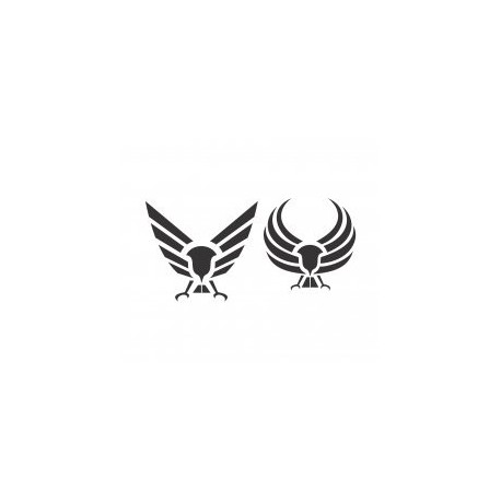 458x458 Eagle Wings Abstract Vector Art Free Vector